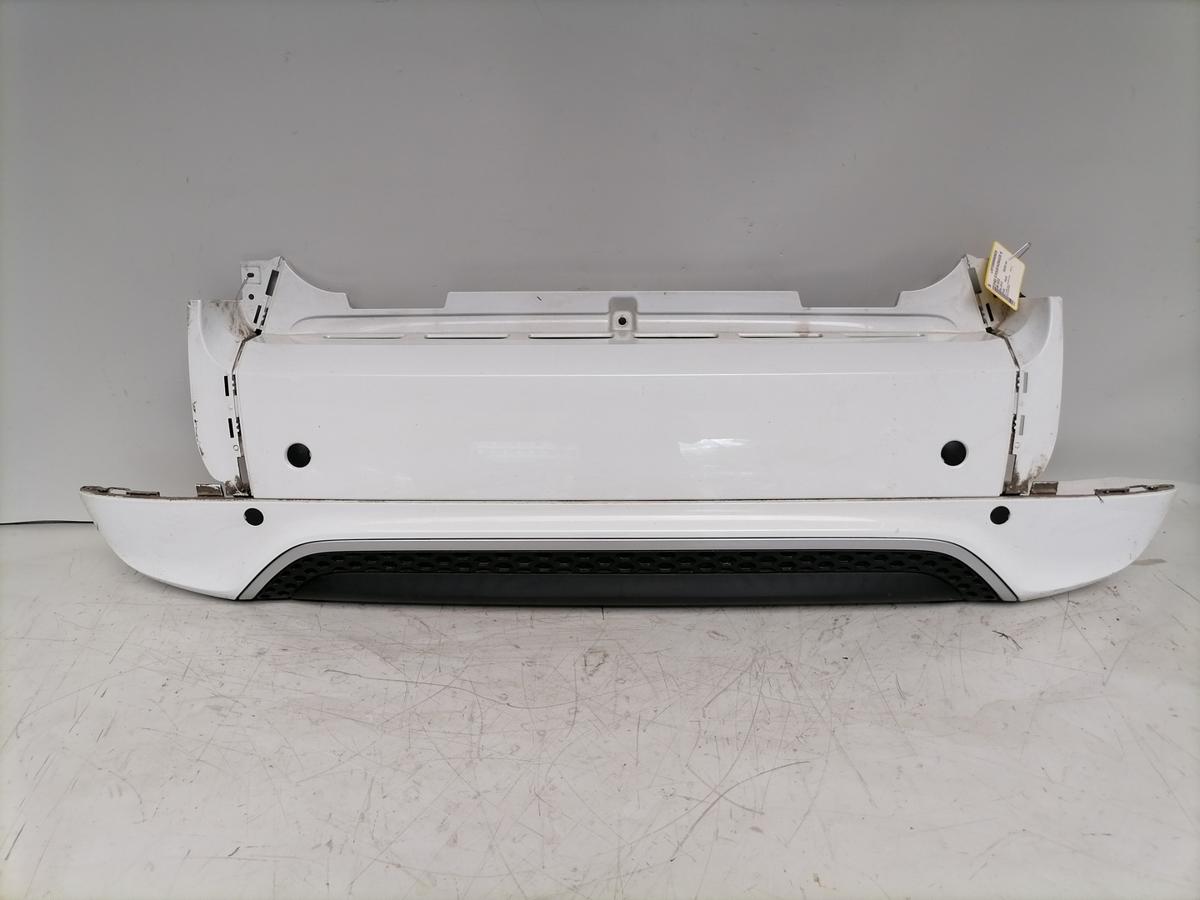 Smart Fortwo 451 ED3 original Sto&szlig;stange Stossf&auml;nger hinten Mitte EAZ Wei&szlig; Bj.2013